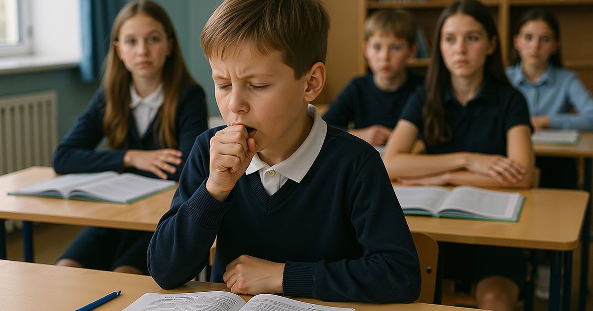 Sick-Kid-at-School